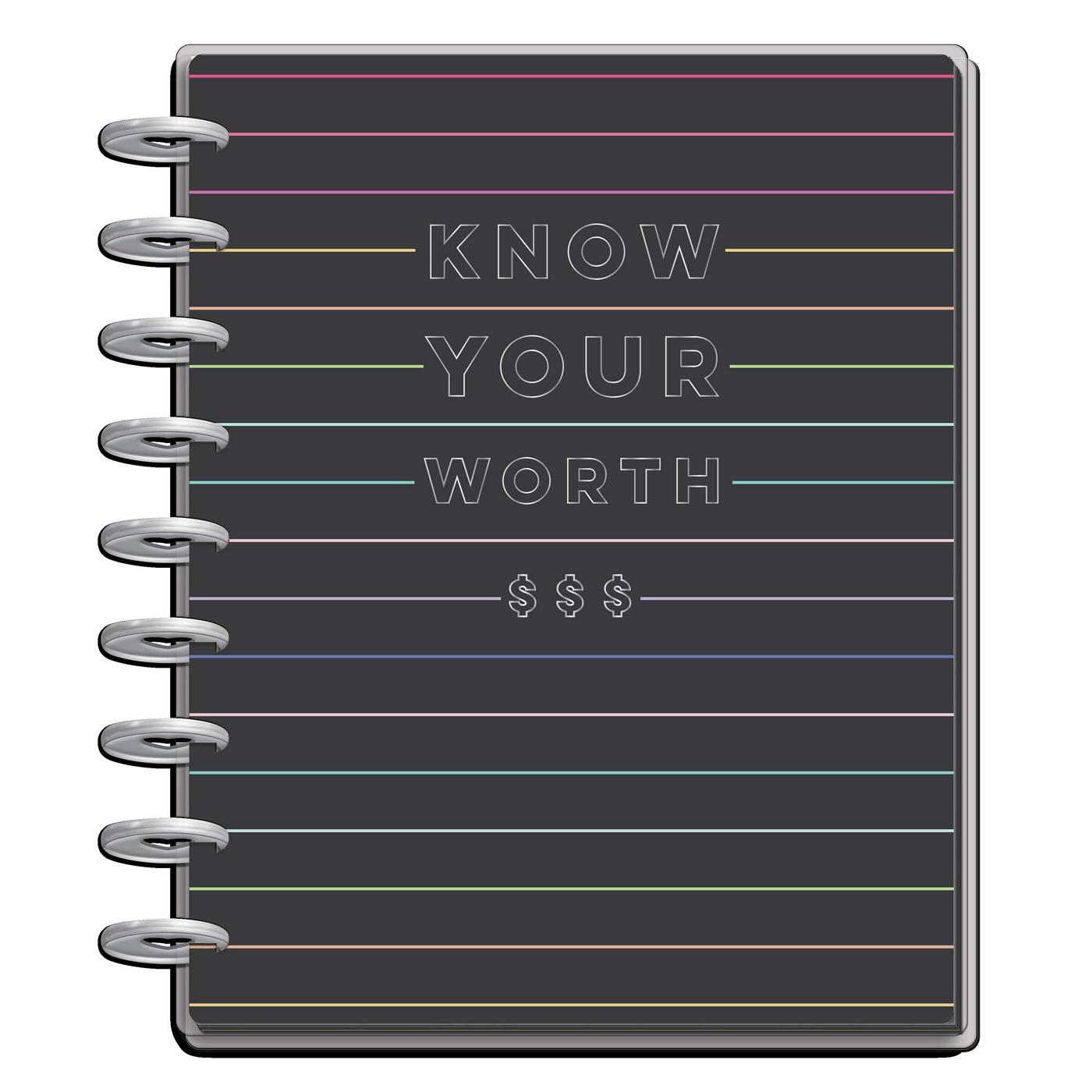 The Happy Planner 12-Month Know Your Worth Undated Planner – Budget Edition; image 1 of 2