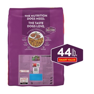 Dog Chow Purina Complete Adult Dry Dog Food Kibble - Lamb Flavor