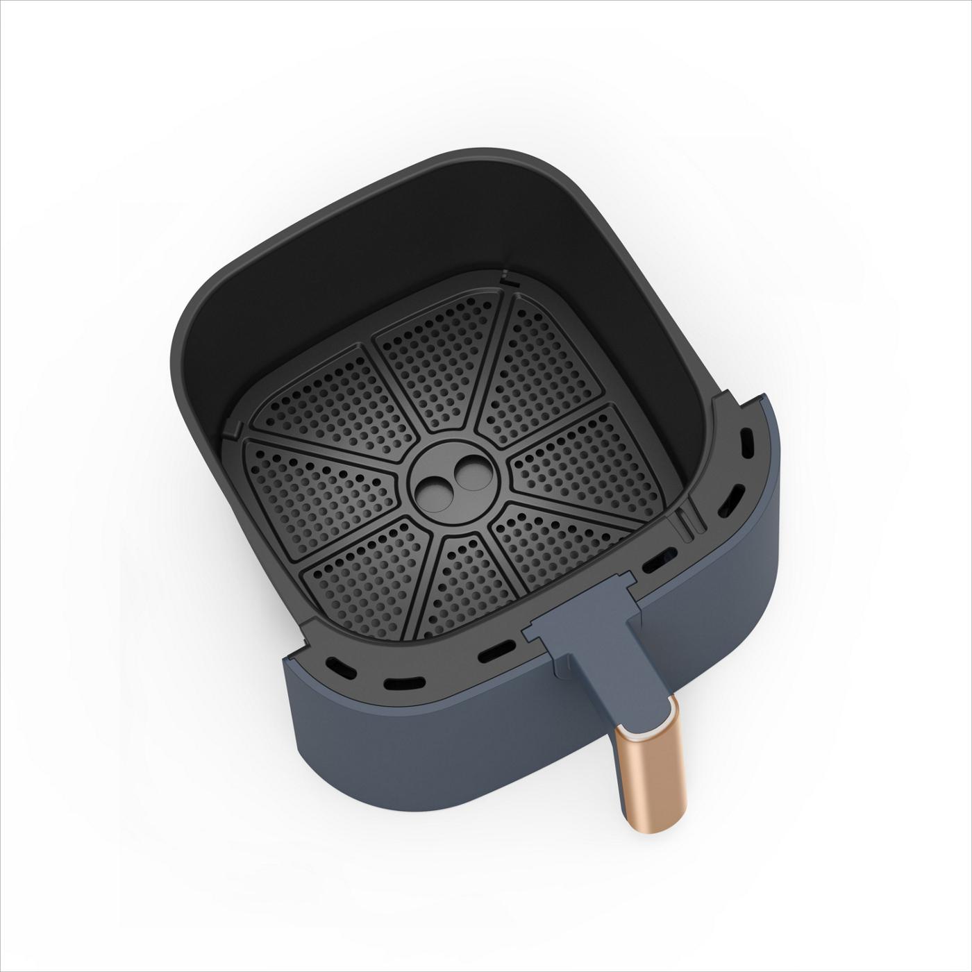 Kitchen & Table by H-E-B Digital Air Fryer - Ocean Blue; image 6 of 8