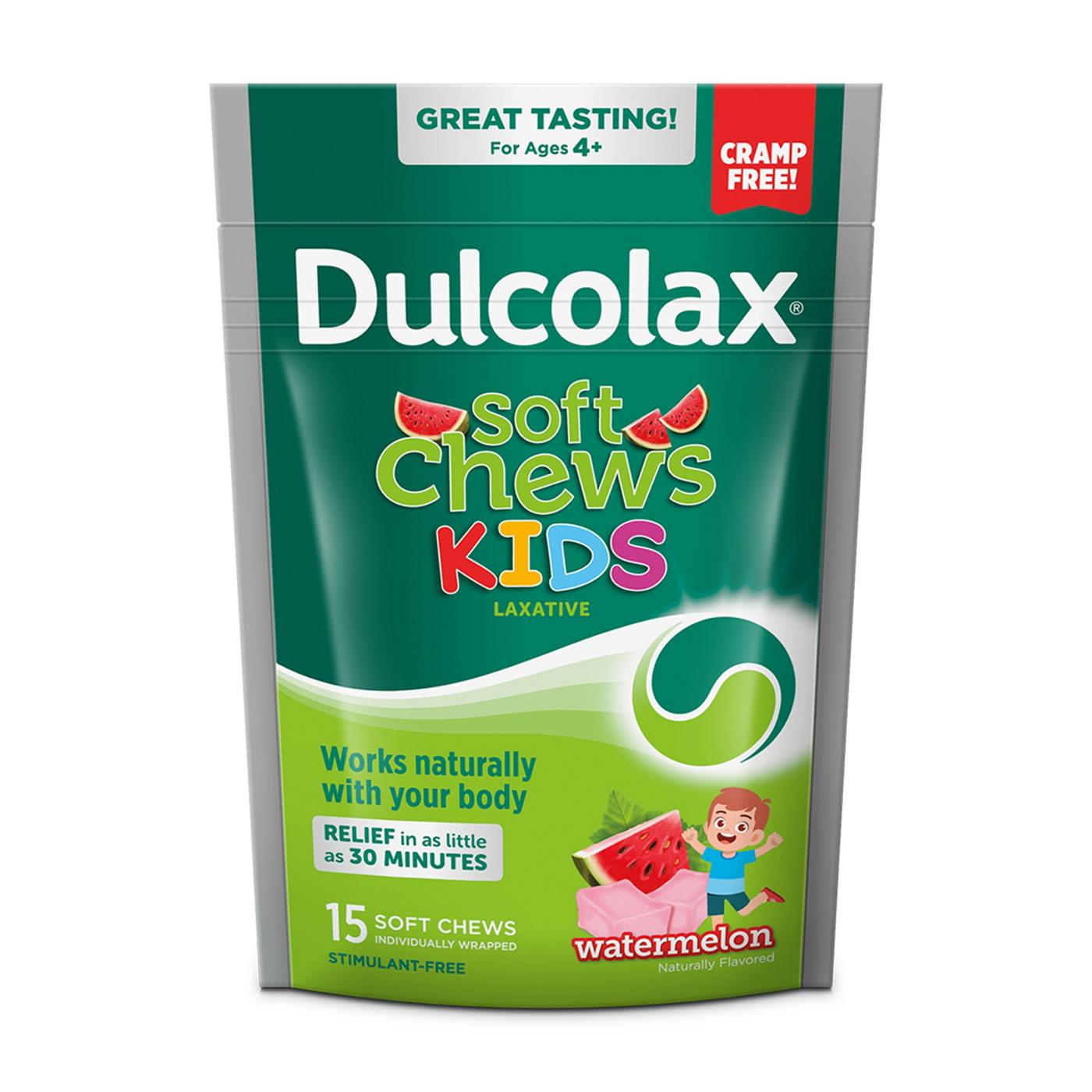 Dulcolax Kids Soft Chews - Watermelon; image 1 of 2