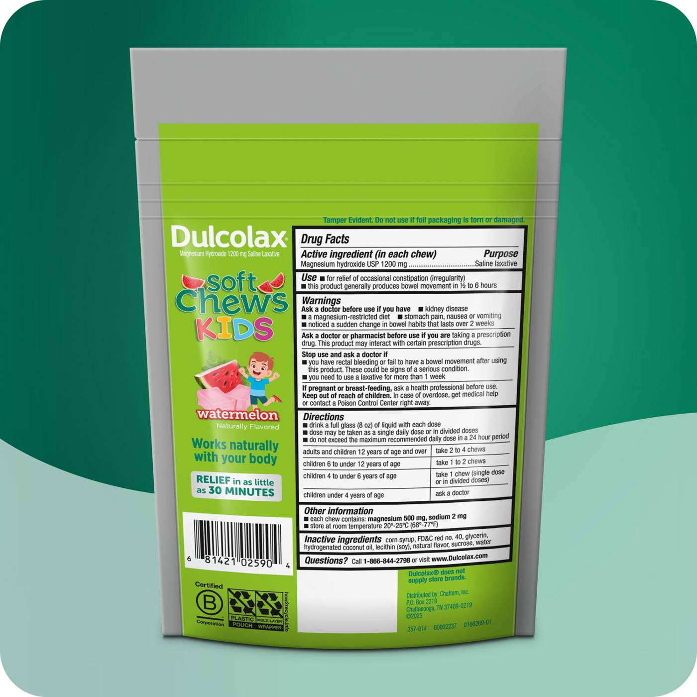 Dulcolax Kids Soft Chews - Watermelon; image 12 of 12