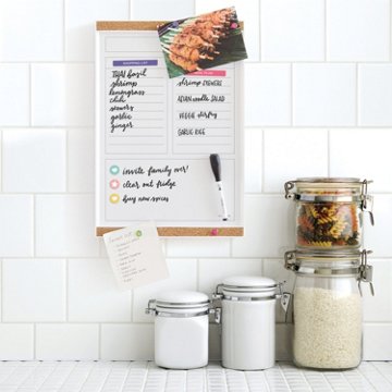 U Brands Modern Pin It Frame Magnetic Dry Erase Planner, 11" x 16"