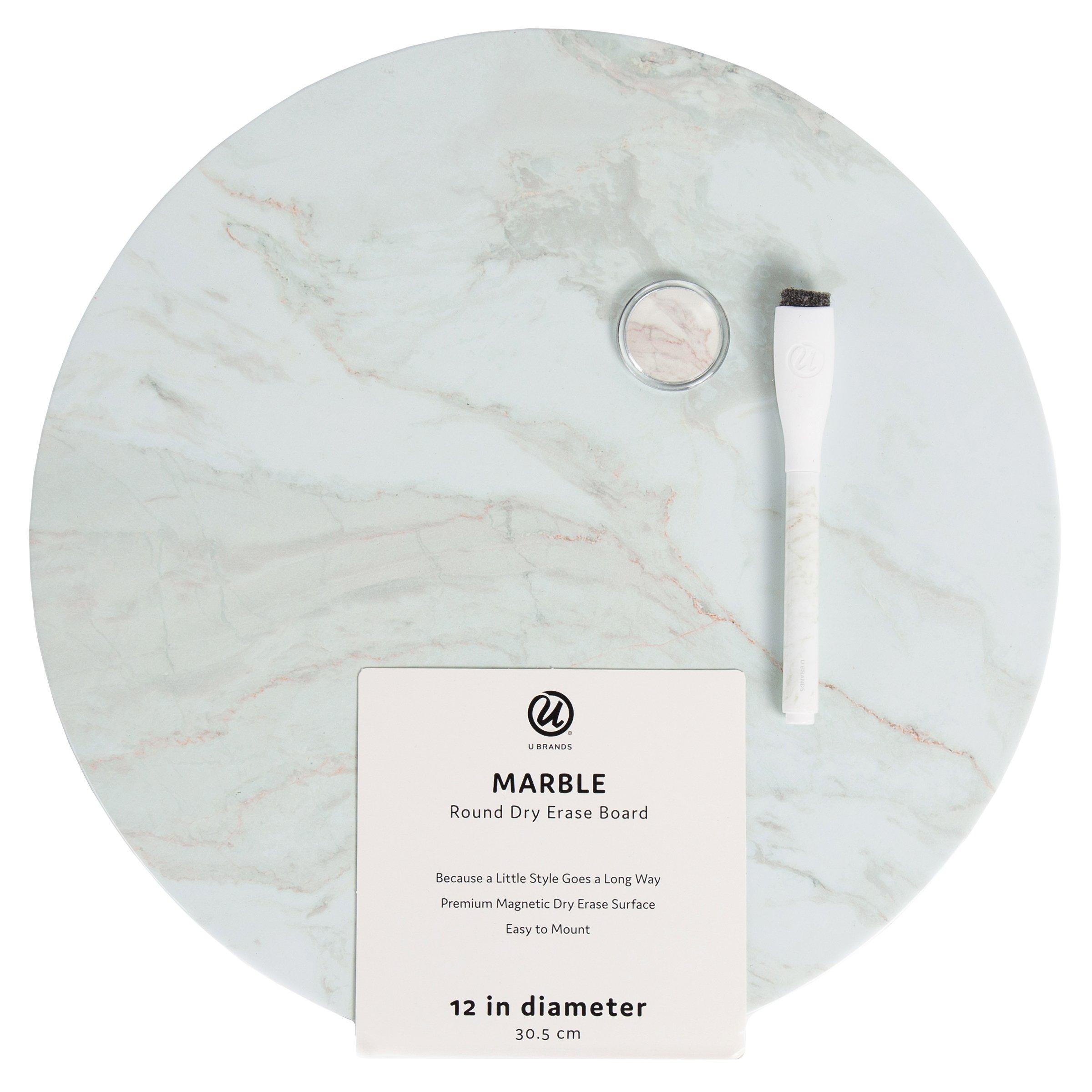 U Brands Round Dry Erase Board Marble Shop Bulletin & DryErase Boards at HEB