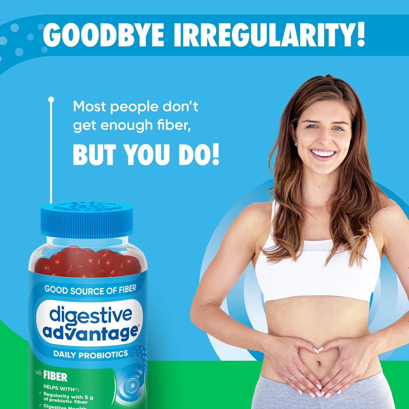 Digestive Advantage Daily Probiotics with Fiber Gummies; image 4 of 8