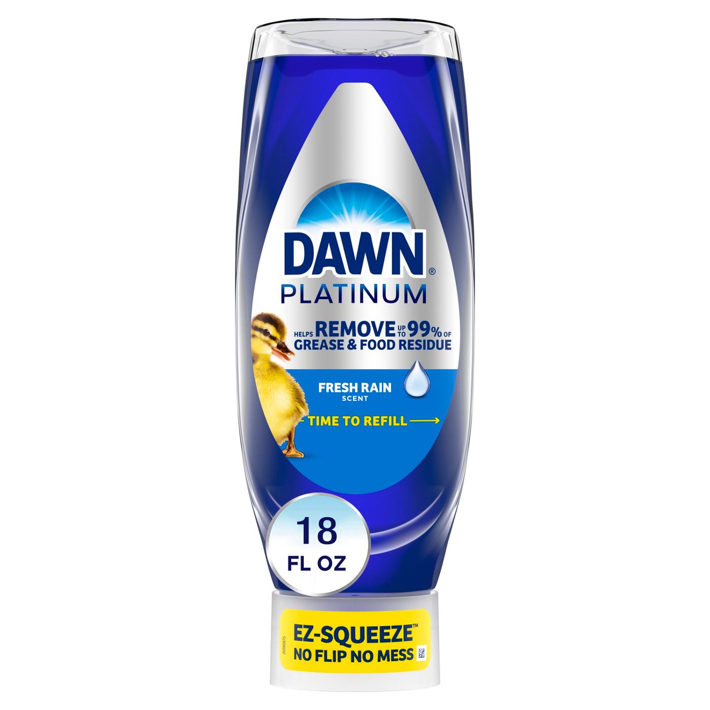 Dawn Platinum Refreshing Rain Scent Ez-Squeeze Liquid Dish Soap; image 1 of 10