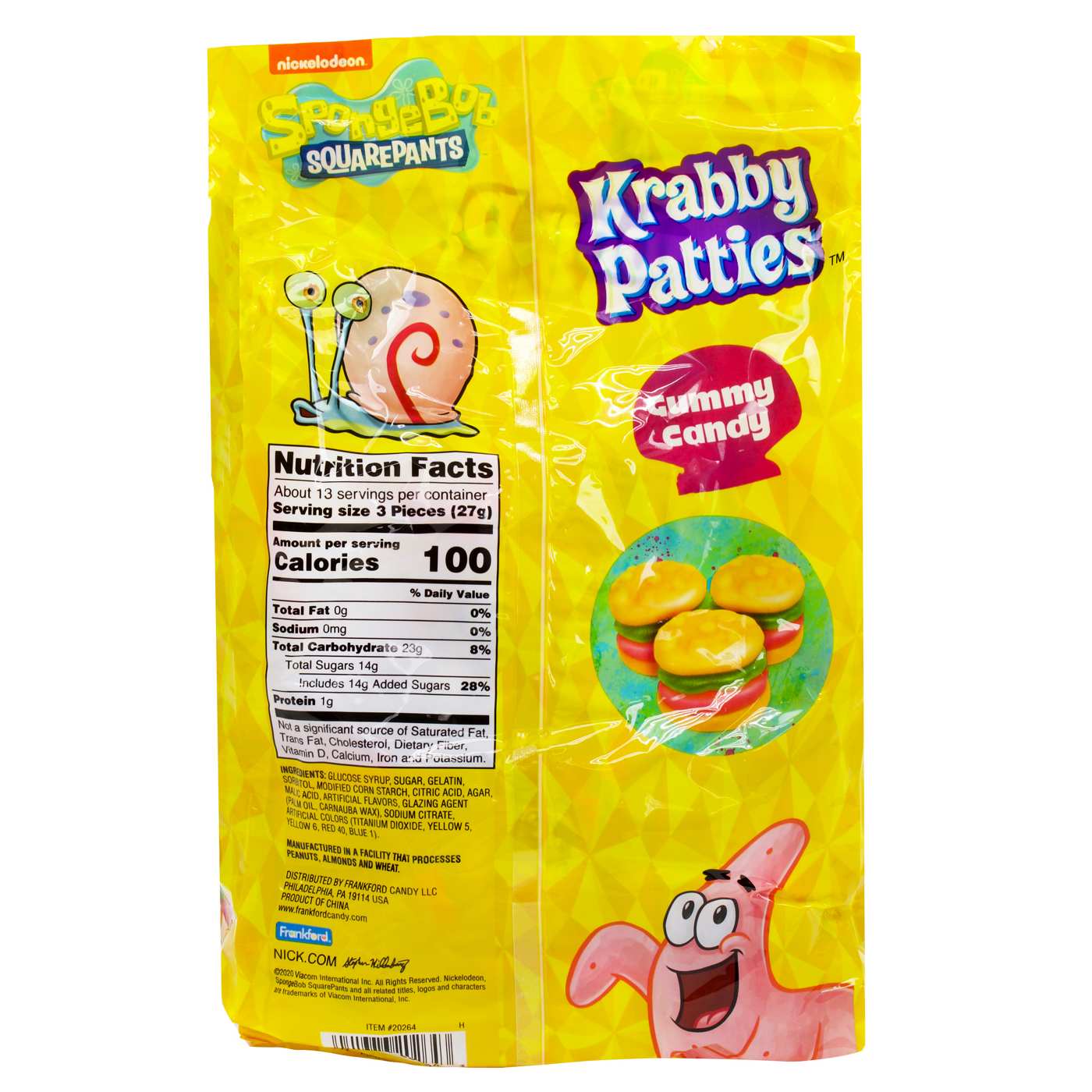 Frankford SpongeBob Krabby Patties Gummy Candy; image 2 of 2