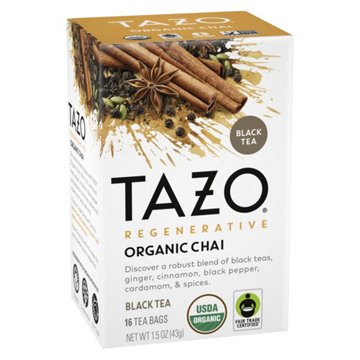 Tazo Regenerative Organic Chai Black Tea Bags