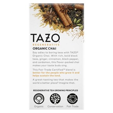 Tazo Regenerative Organic Chai Black Tea Bags