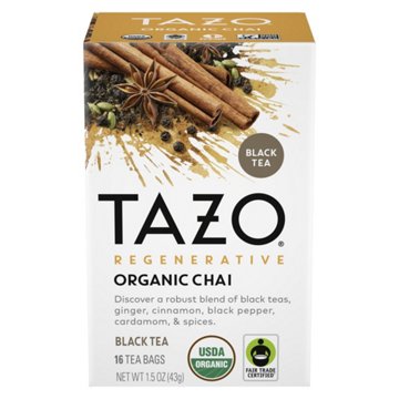 Tazo Regenerative Organic Chai Black Tea Bags