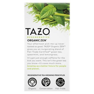 Tazo Regenerative Organic Zen Green Tea Bags