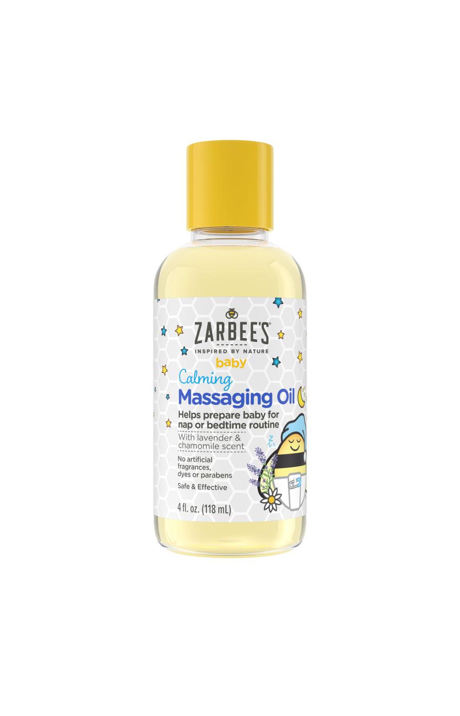 Zarbee's Baby Calming Massage Oil, Lavender & Chamomile; image 1 of 7