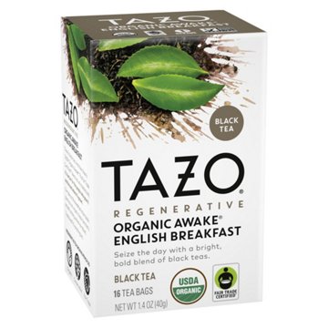 Tazo Regenerative Organic Awake English Breakfast Black Tea Bags
