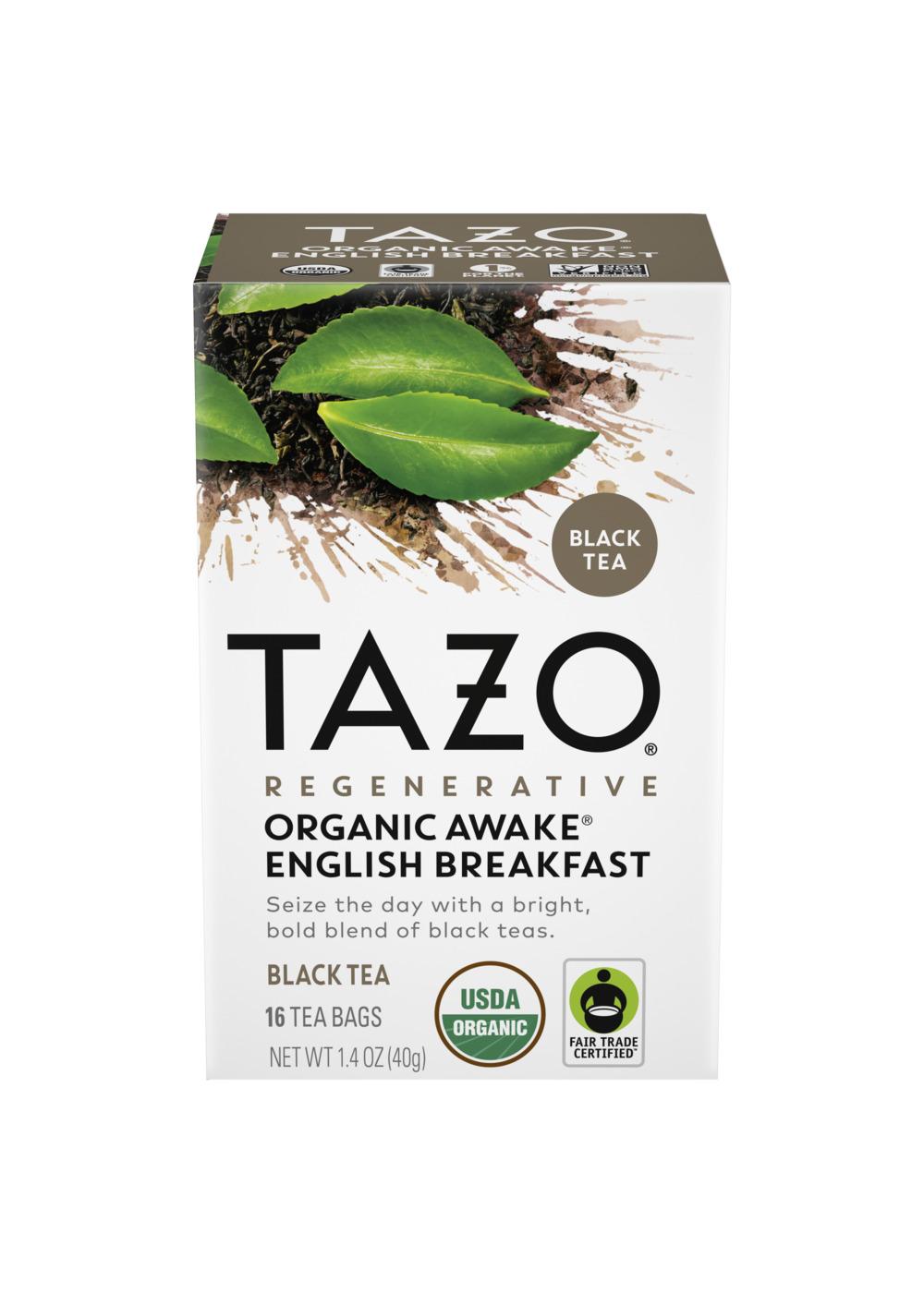 Tazo Regenerative Organic Awake English Breakfast Black Tea Bags; image 4 of 4
