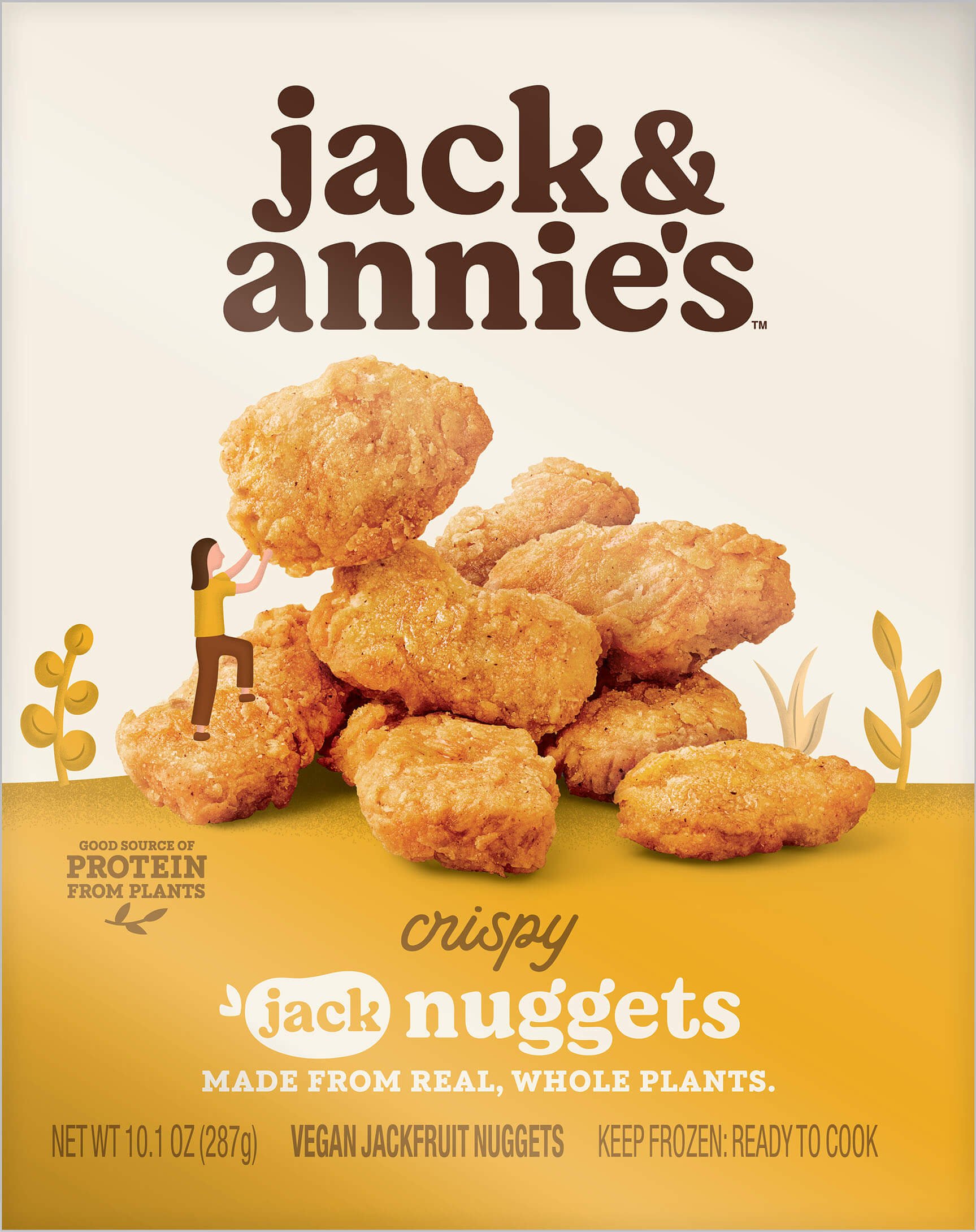 Jack & Annie's Crispy Jackfruit Nuggets Shop Meat Alternatives at HEB