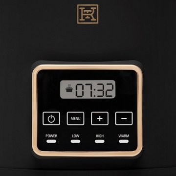 Kitchen & Table by H-E-B Programmable Slow Cooker with Searing Pot - Classic Black, 10 qt