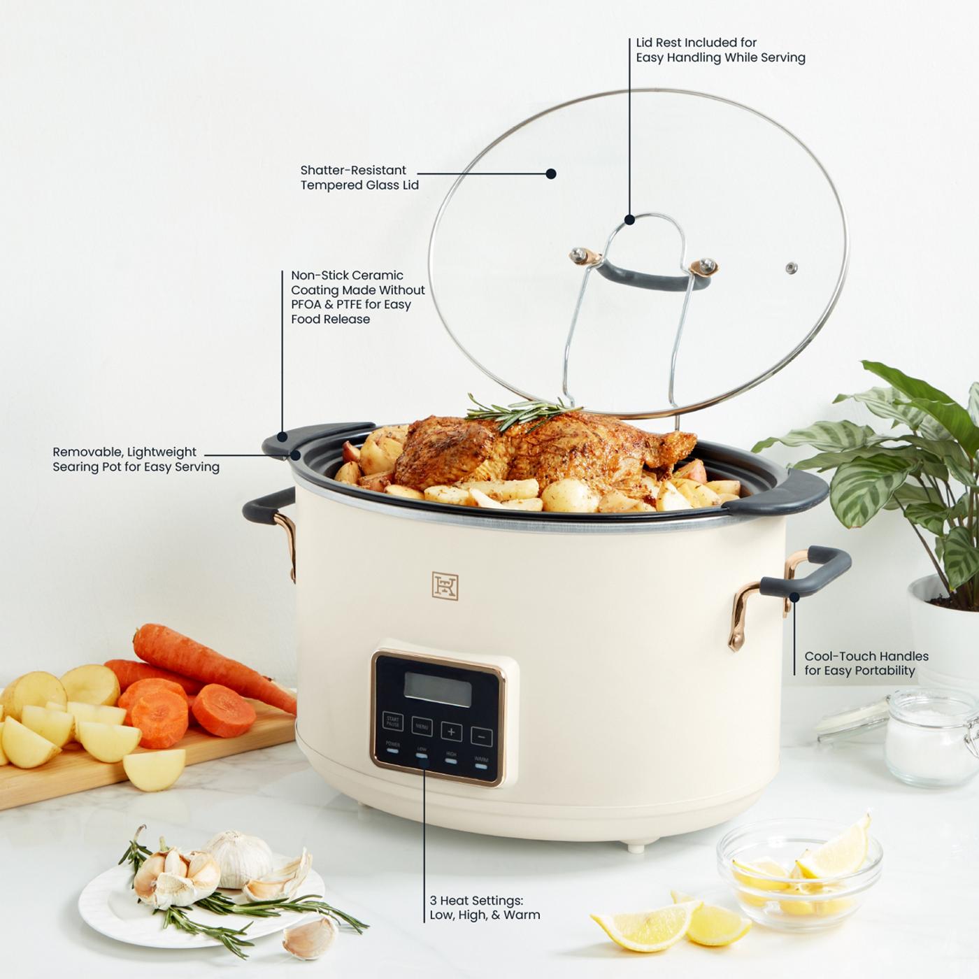 Kitchen & Table by H-E-B Digital Rice Cooker & Food Steamer - Classic Black  - Shop Cookers & Roasters at H-E-B