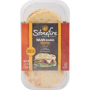 Stonefire Naan Flatbread Rounds - Original, 12 ct