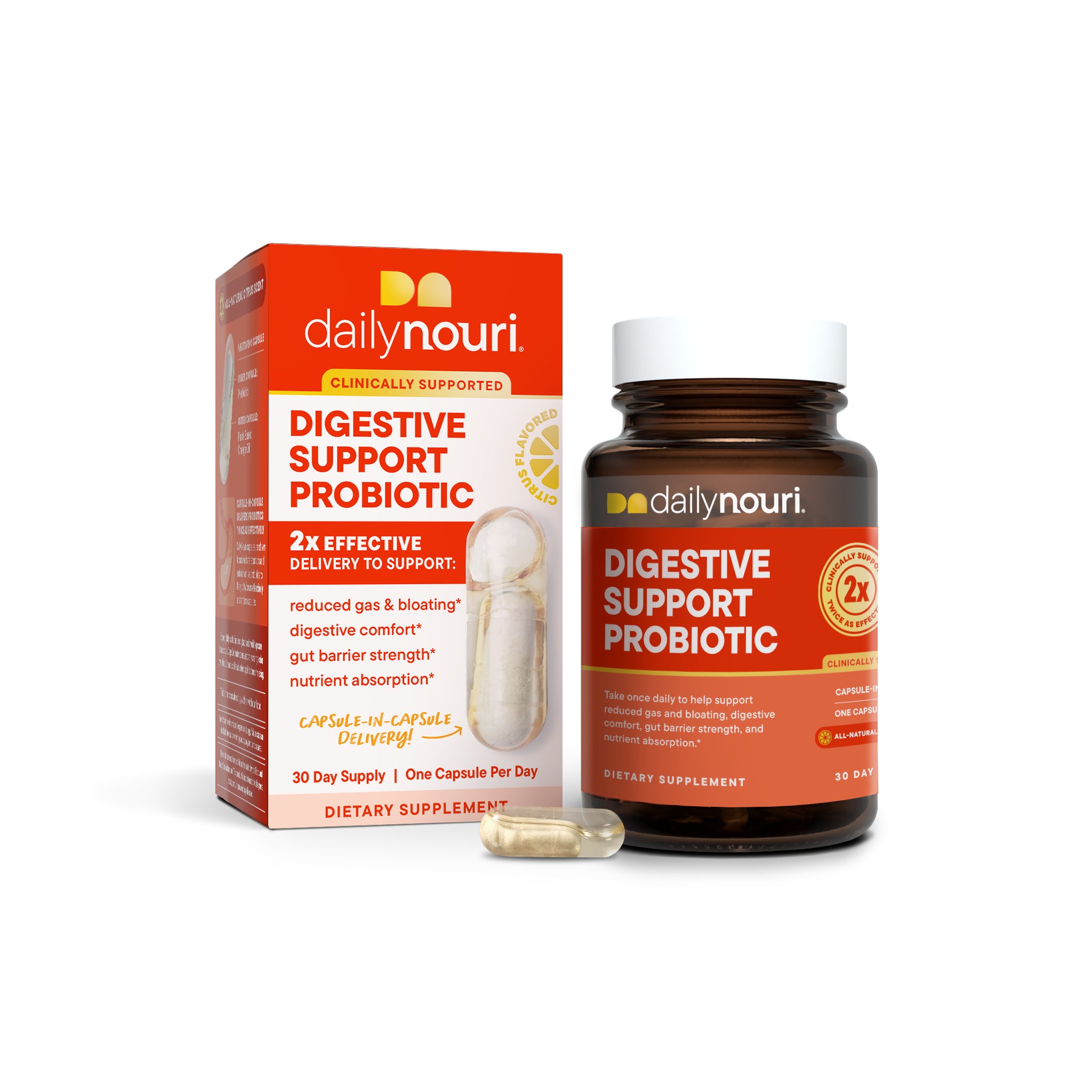 Daily Nouri Digestive Support Probiotic, 30 ct