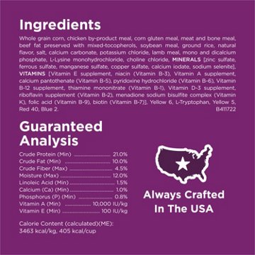Dog Chow Purina Complete Adult Dry Dog Food Kibble - Lamb Flavor