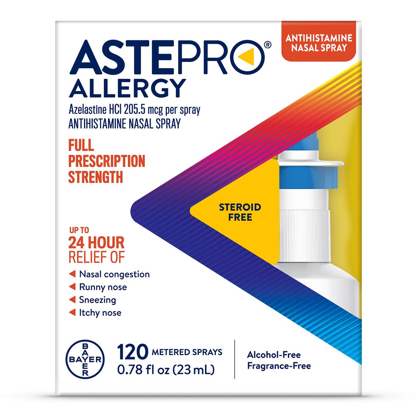 Astepro Allergy Steroid Free Antihistamine Nasal Spray; image 1 of 5