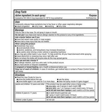 Astepro Allergy Steroid Free Antihistamine Nasal Spray, 0.78 oz