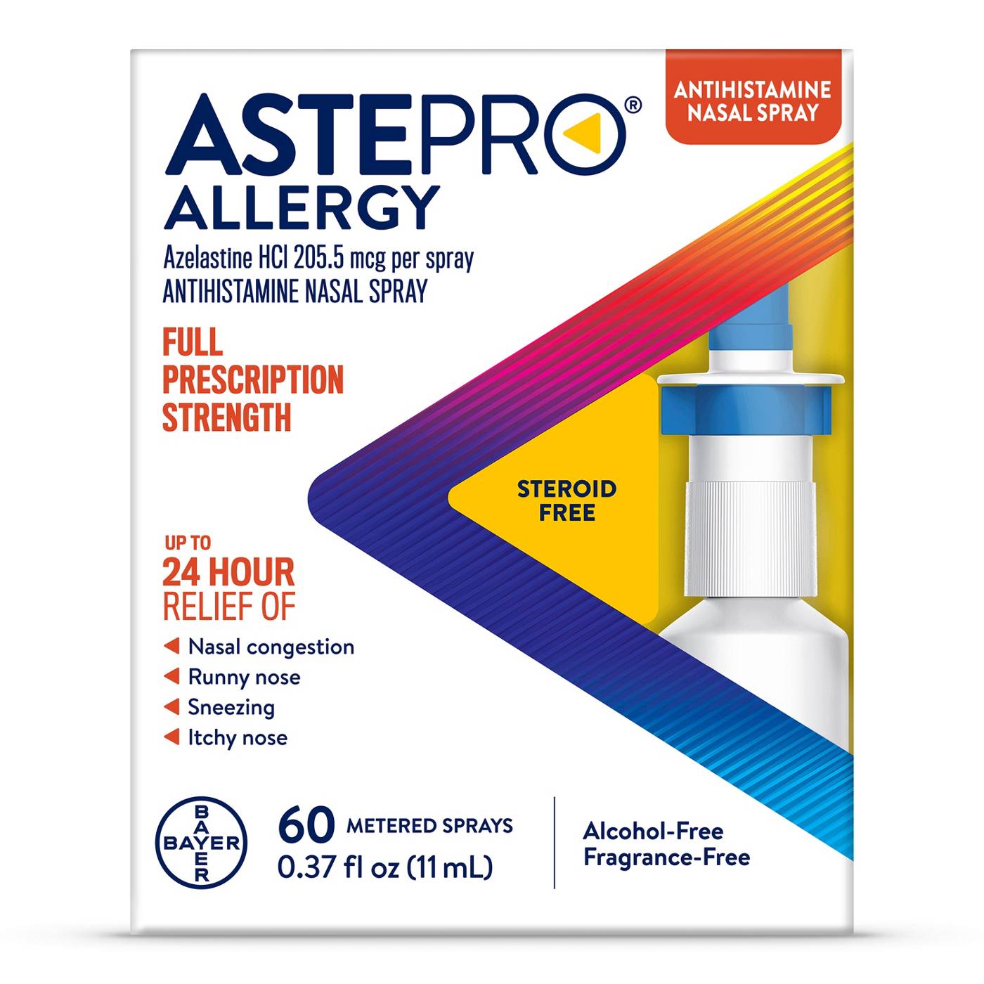 Astepro Allergy Steroid Free Antihistamine Nasal Spray; image 1 of 2