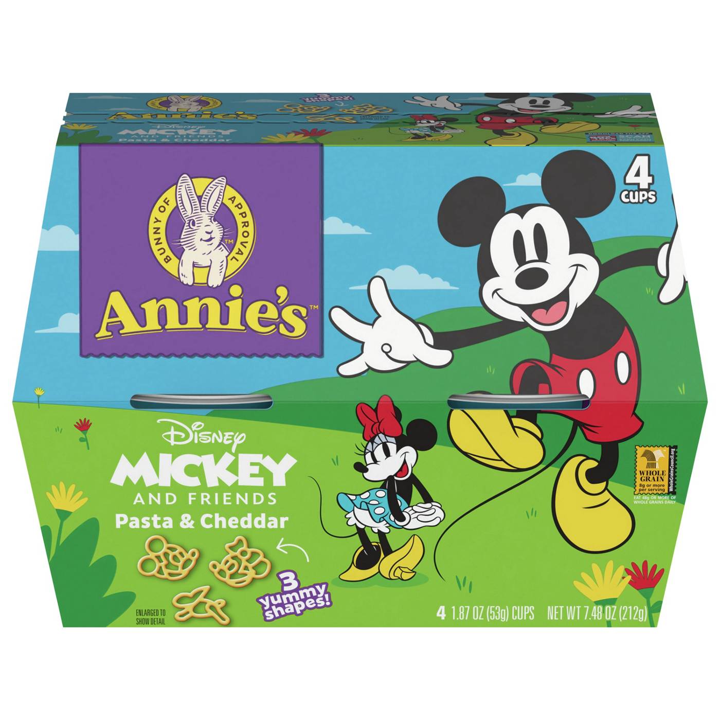 Annie's Mickey and Friends Pasta & Cheddar Cups; image 1 of 2