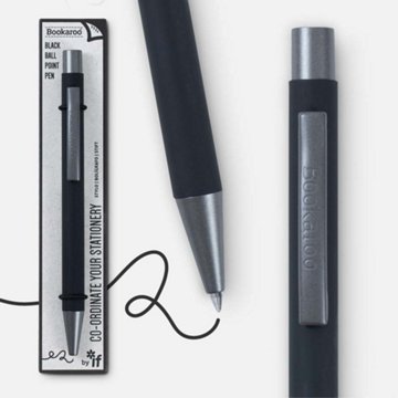 Bookaroo Retractable Ball Point Pen - Black Ink