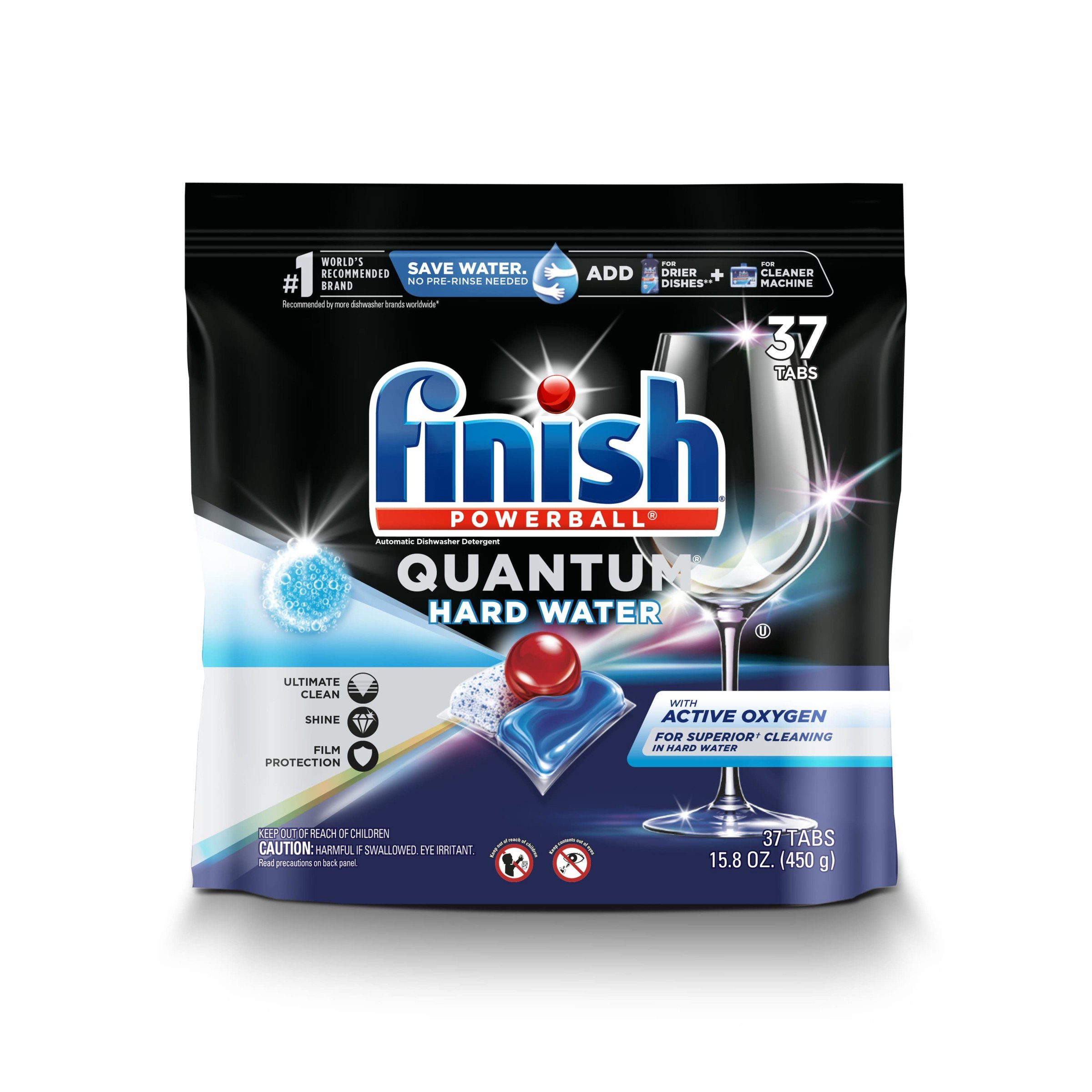 Finish Powerball Quantum Hard Water Dishwasher Detergent Tabs Shop