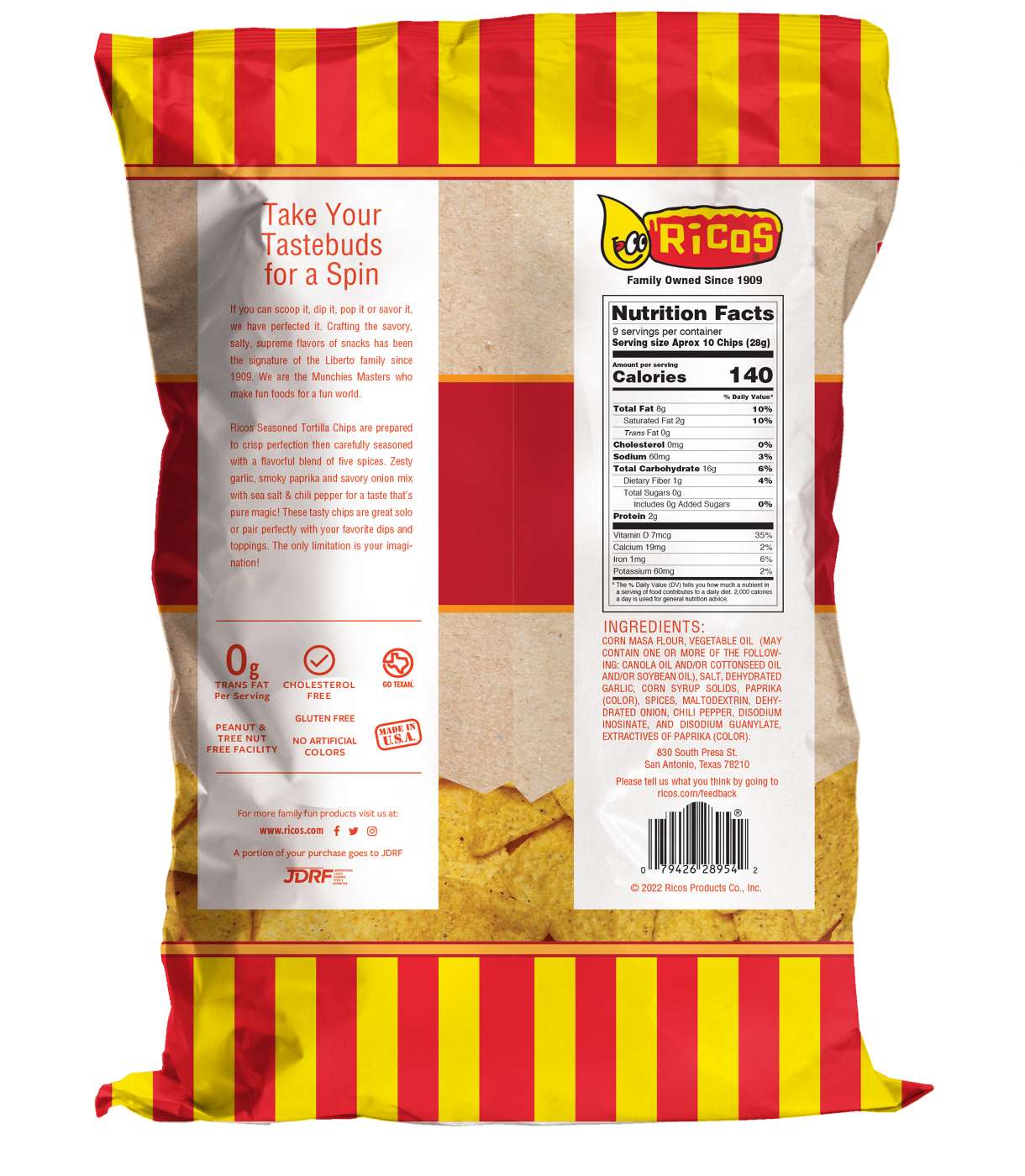 Ricos Seasoned Tortilla Chips; image 2 of 2