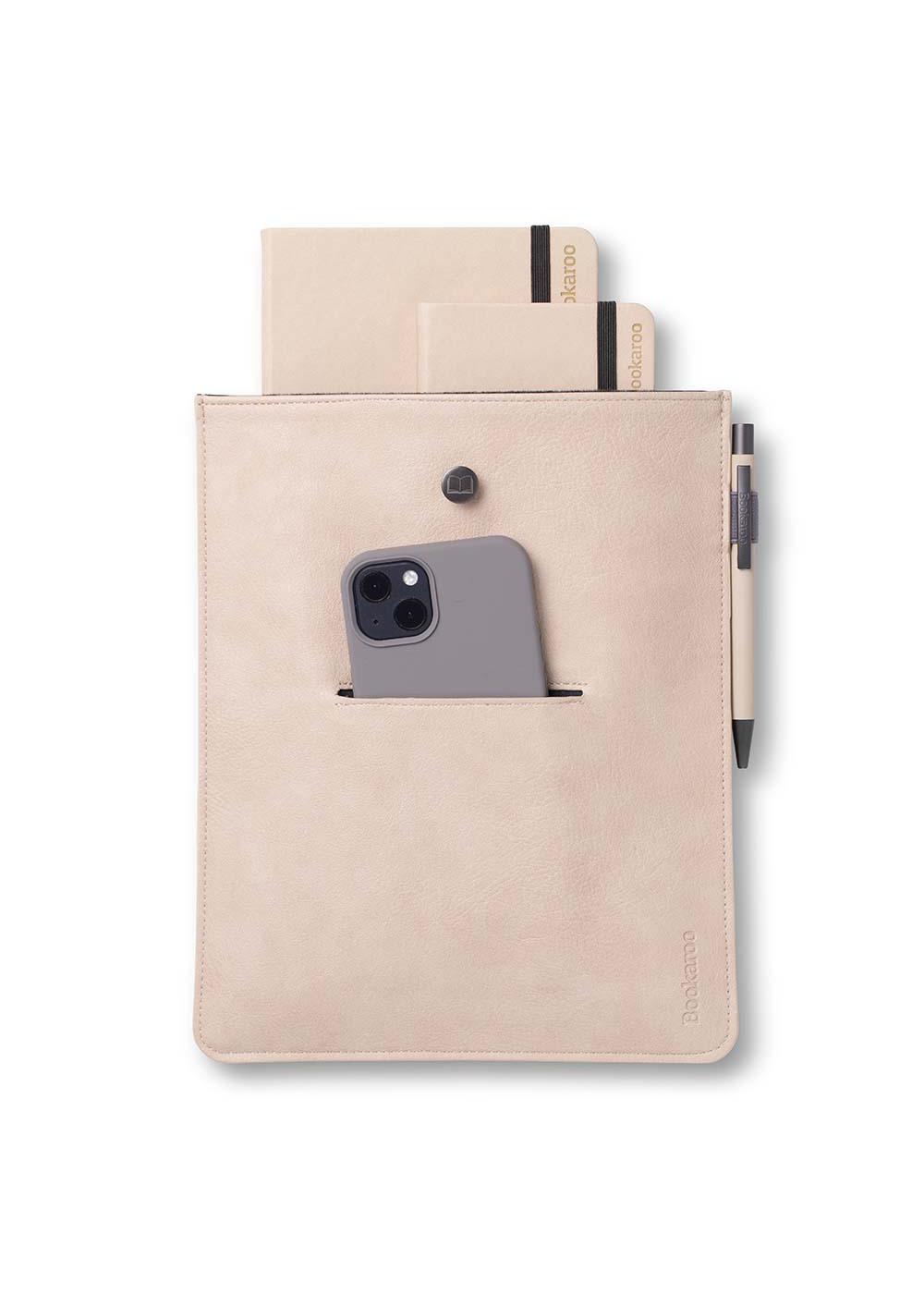 Bookaroo Books & Stuff Pouch - Cream; image 2 of 6