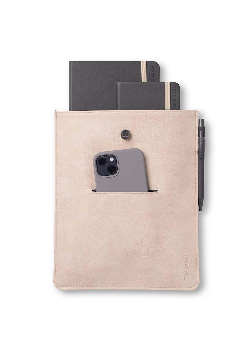 Bookaroo Books & Stuff Pouch - Cream; image 6 of 6