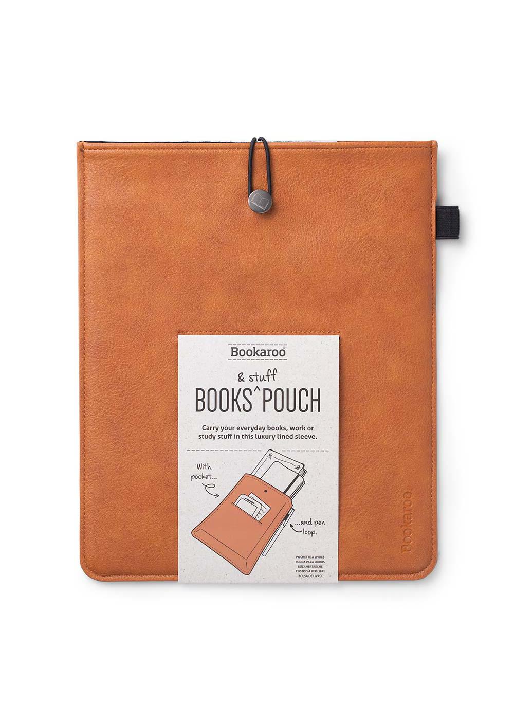 Bookaroo Books & Stuff Pouch – Brown; image 1 of 5
