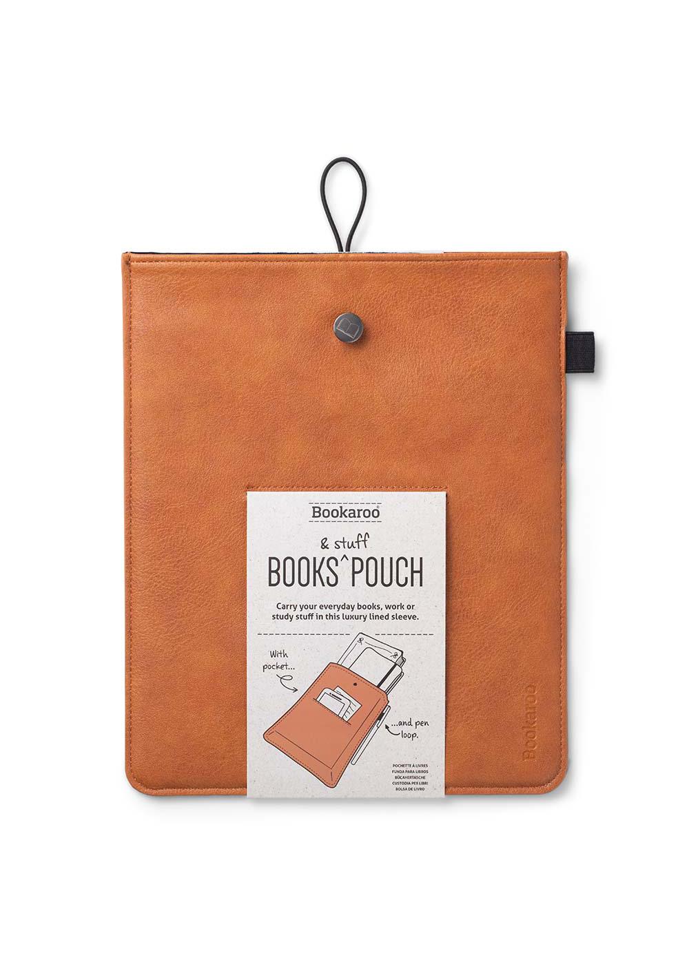 Bookaroo Books & Stuff Pouch – Brown; image 5 of 5