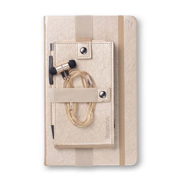 Bookaroo Phone Holder for Notebook & Journal - Gold
