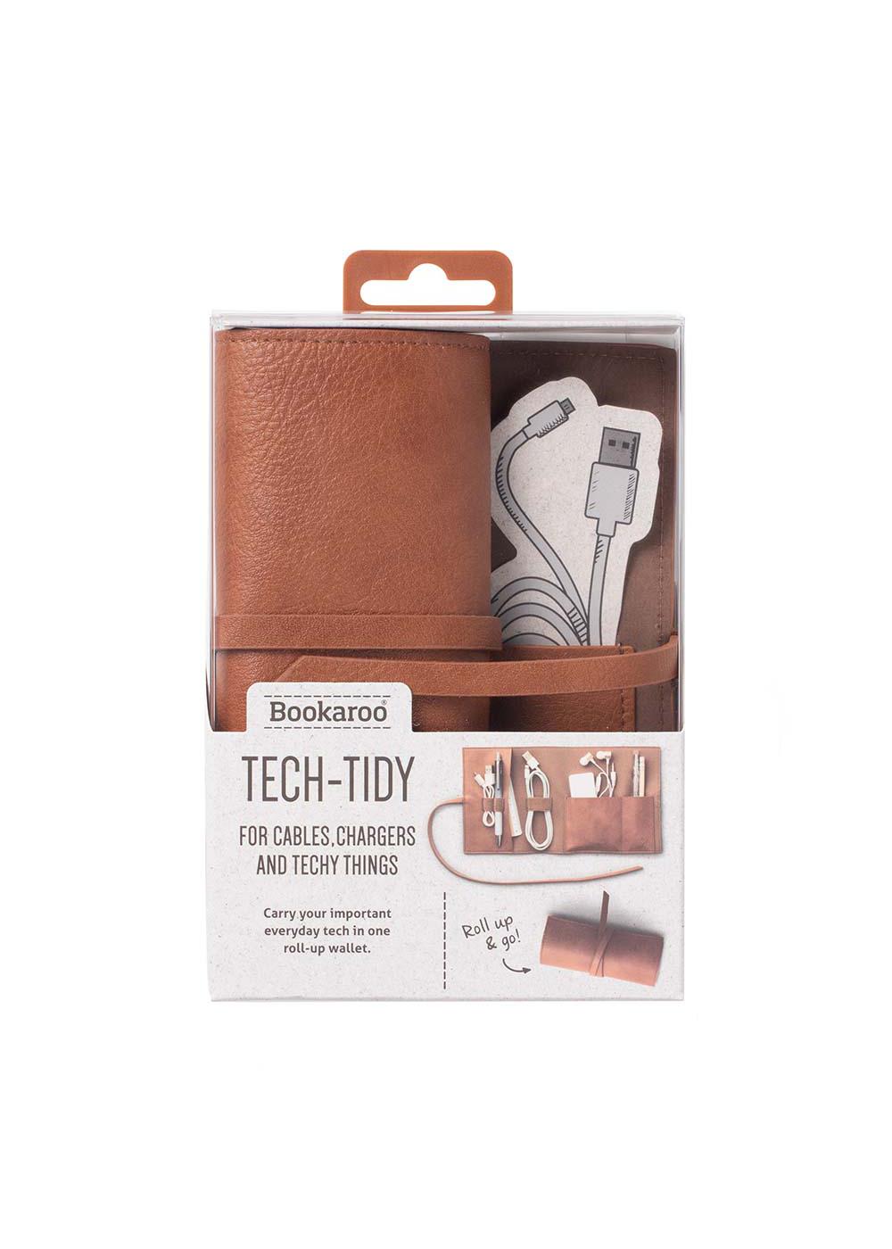 Bookaroo Tech-Tidy Case - Brown; image 1 of 3