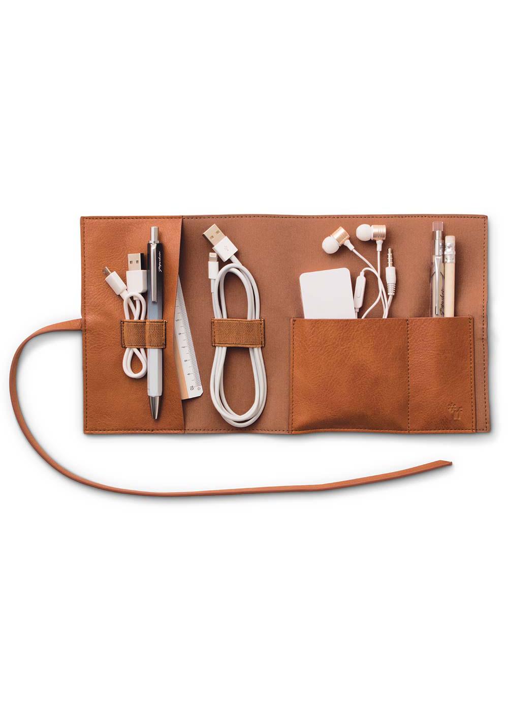 Bookaroo Tech-Tidy Case - Brown; image 3 of 3