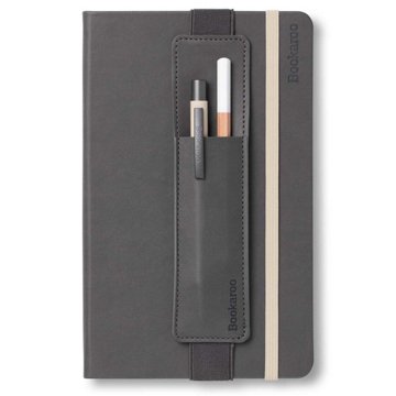 Bookaroo Pen Pouch for Notebook & Journal - Charcoal