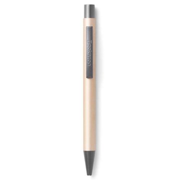 Bookaroo Gold Retractable Ball Point Pen - Black Ink