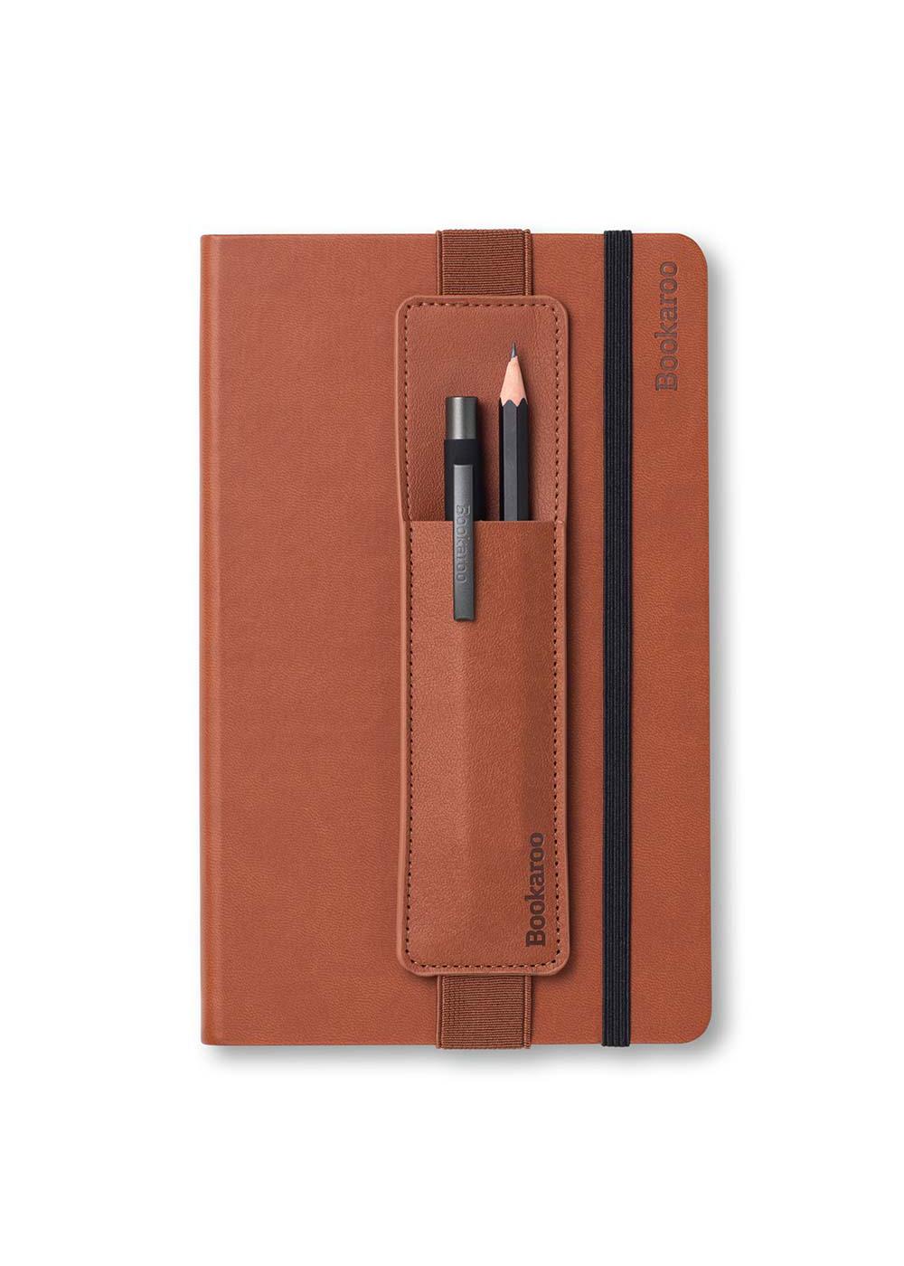 Bookaroo Pen Pouch for Notebooks & Journals – Brown; image 2 of 2