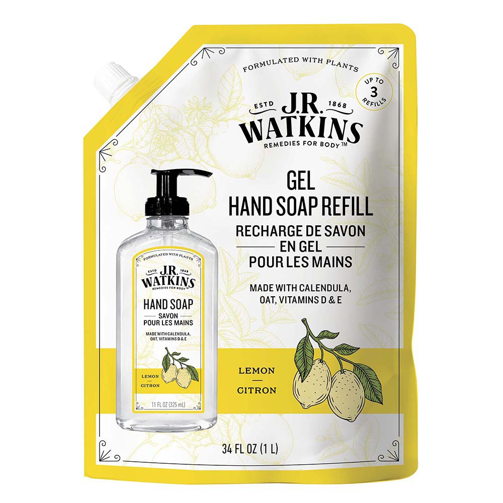 J.R. Watkins Gel Hand Soap Refill Lemon Shop Hand & bar soap at HEB