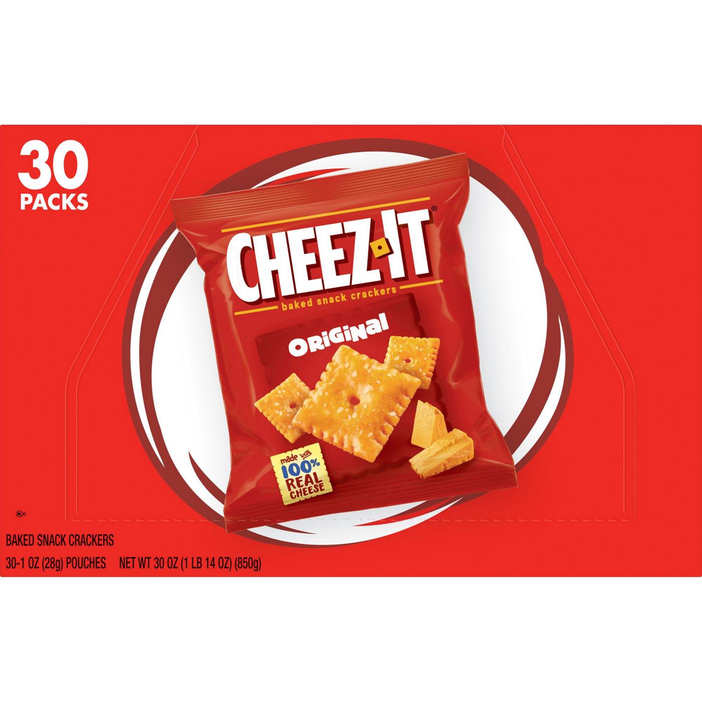 CheezIt Baked Snack Cheese Crackers Multipack Shop Crackers