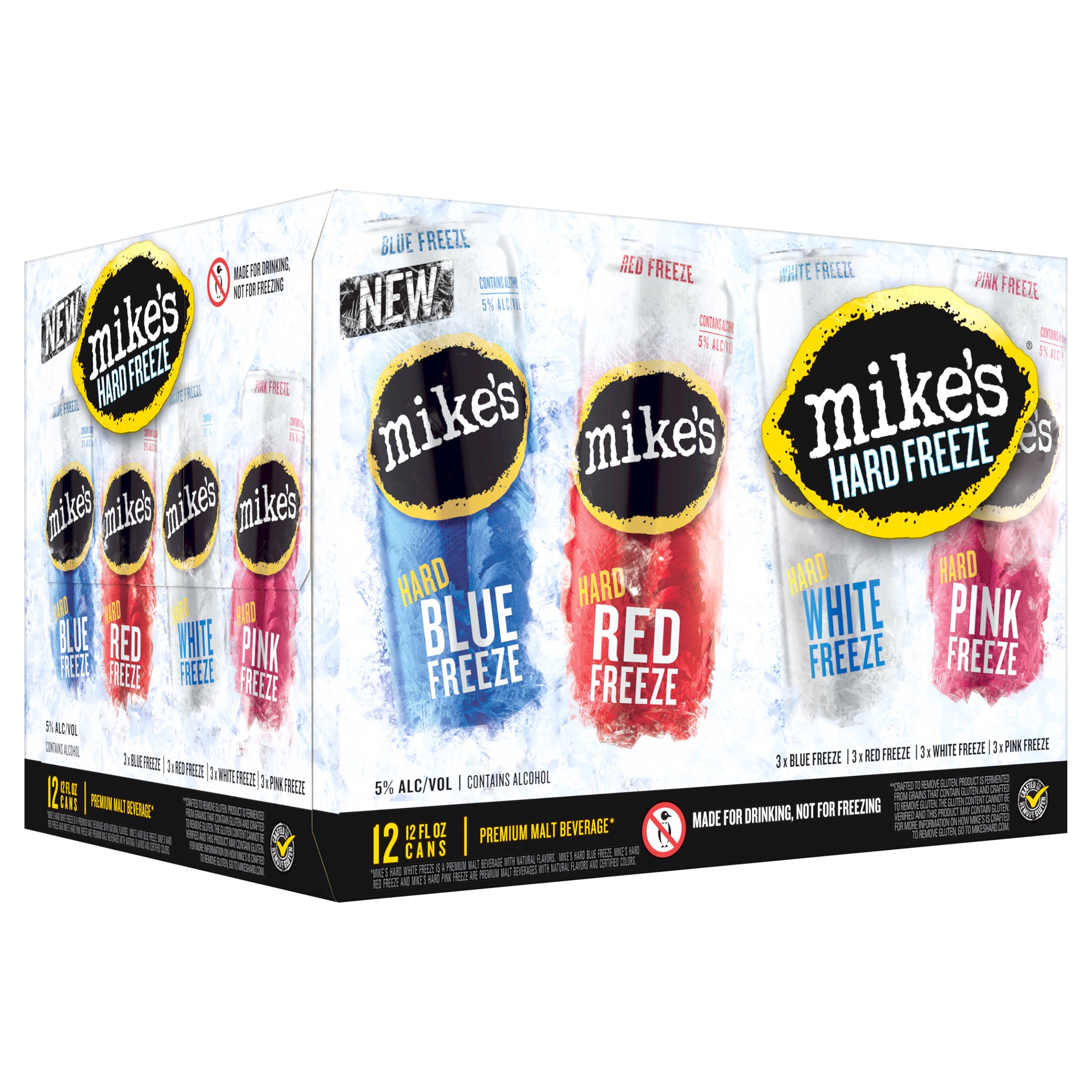 Mike's Hard Freeze Variety Pack 12 oz Cans Shop Malt beverages