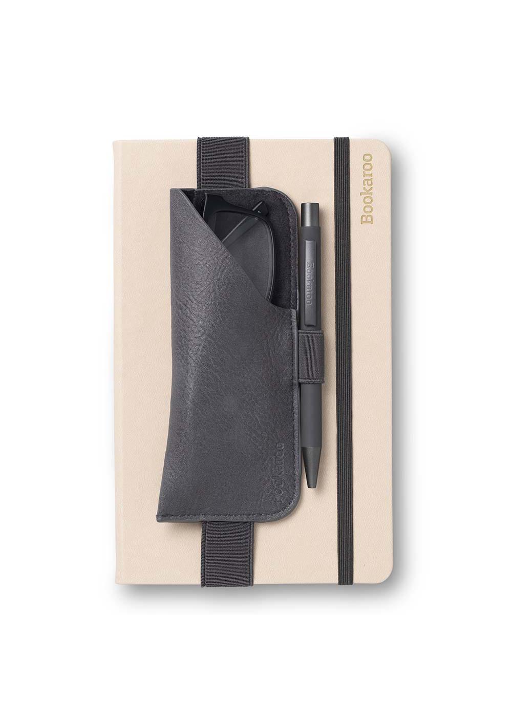 Bookaroo Glasses Case for Notebook & Journal - Charcoal; image 5 of 5