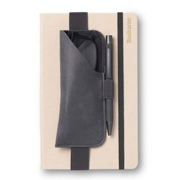Bookaroo Glasses Case for Notebook & Journal - Charcoal