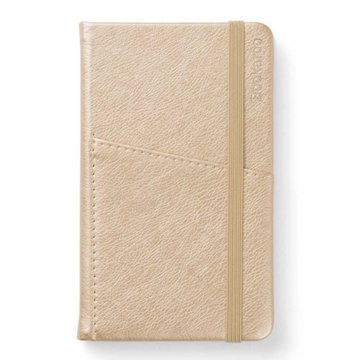 Bookaroo Small Pocket Notebook - Gold, Small