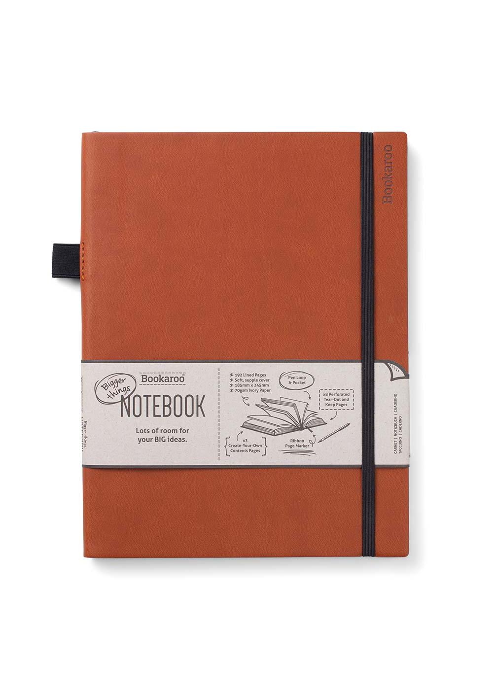 Bookaroo Bigger Things Notebook - Brown; image 1 of 2