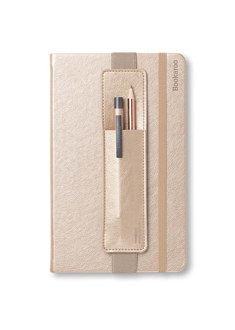 Bookaroo Pen Pouch for Notebook & Journal - Gold; image 2 of 2