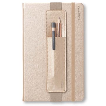 Bookaroo Pen Pouch for Notebook & Journal - Gold