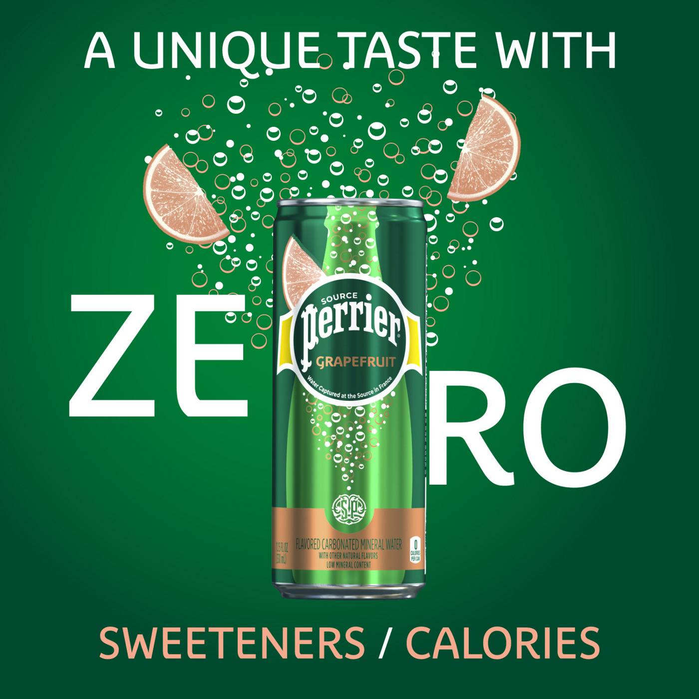 Perrier Sparkling Natural Mineral Grapefruit Water 8 pk Cans; image 5 of 8